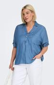 Only Carmakoma Charis Shirt in Denim