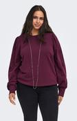 Only Carmakoma Femme Sweater in Fig