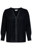 Only Carmakoma Frita Blouse in Black
