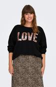 Only Carmakoma Katya Sweater in Black