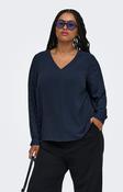 Only Carmakoma Metta Blouse in Navy image