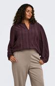 Only Carmakoma Minna Blouse in Chocolate image