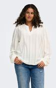 Only Carmakoma Minna Blouse in White image