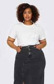Only Carmakoma Ryder T-Shirt in White image
