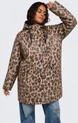 Only Carmakoma Sally Rain Jacket in Leopard image
