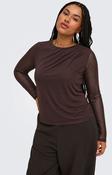 Only Carmakoma Sara Top in Chocolate image