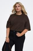 Only Carmakoma Simoni Knit in Coffee Bean