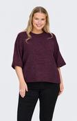 Only Carmakoma Simoni Knit in Mauve Wine image