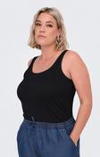 Only Carmakoma Time Vest Top in Black image
