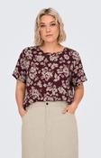 Only Carmakoma Vica Blouse in Fig Sunset