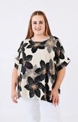 Posey Floral Blouse in Black image