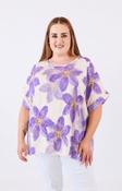 Posey Floral Blouse in Purple image