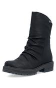 Rieker Ruched Boot in Black image