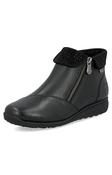 Rieker Zip Boots in Black image