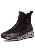 Rieker Zip Wedge Trainer in Brown Leopard image