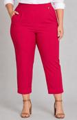 Robell Crop Trousers | Hot Pink image