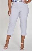 Robell Crop Trousers | Stone Grey image