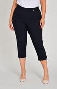 Robell Crop Trousers  | Black image