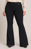 Robell Joella Flared Trousers in Black