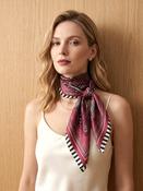 Robin Silk Scarf in Red