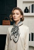 Rose Scarf in Black