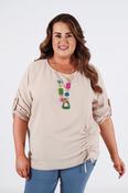Stephanie Blouse in Beige