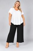 Tammy Pleated Trousers in Black image