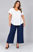 Tammy Pleated Trousers in Navy image
