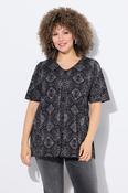 Ulla Popken Black Snake T-Shirt