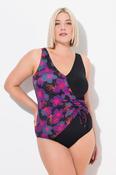 Ulla Popken Floral Swimsuit