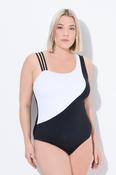 Ulla Popken Monochrome Swimsuit