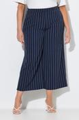 Ulla Popken Pinstripe Trousers in Navy image