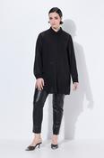 Ulla Popken Sheer Shirt in Black