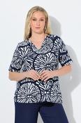Ulla Popken T-Shirt in Navy