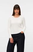 Vero Moda Curve Chloe Top in White image