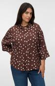Vero Moda Curve Elisa Shirt in Brown image