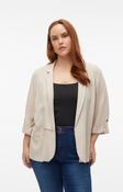Vero Moda Curve Jesmilo Blazer in Beige