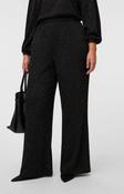 Vero Moda Curve Kali Trousers in Black