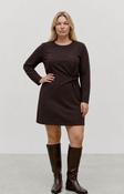 Vero Moda Curve Kanva Dress in Chocolate image