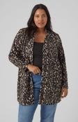 Vero Moda Curve Katrine Jacket in Leopard image