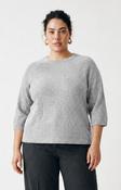 Vero Moda Curve Lefile Knit in Grey image