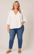 Vero Moda Curve Leslie Blouse in White