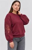 Vero Moda Curve Matilda Sweater in Wine image