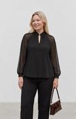 Vero Moda Curve Molly Blouse in Black