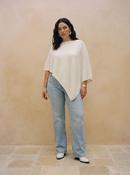Vero Moda Curve Nicole Cape in Cream