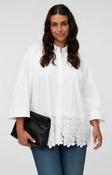 Vero Moda Curve Ritta Shirt in White image