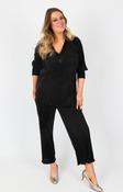 Mellomi Tina Plisse Trousers in Black image