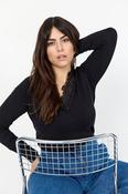 Wasabi Jessy Blouse in Black image
