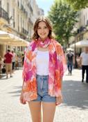 Zahara Scarf in Pink