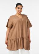 Zizzi Gippi Tunic in Coca Mocha